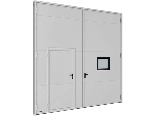 Распашные гаражные ворота SG-SS 2500x2500